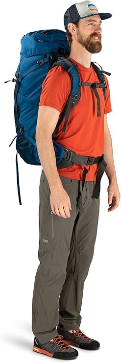 Mochila de Mochilero para Hombre Osprey Aether 65L – Verde Garlic Mustard, Talla S/M - YETEK