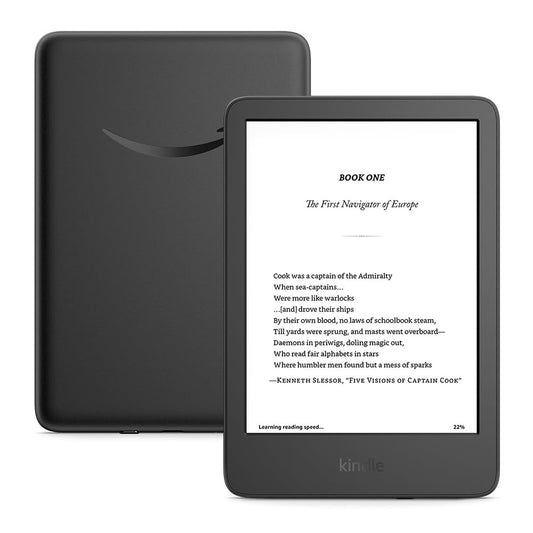 Nuevo Amazon Kindle 2024 16GB - El e-reader más ligero y compacto con luz frontal ajustable y pantalla antirreflejo | Negro