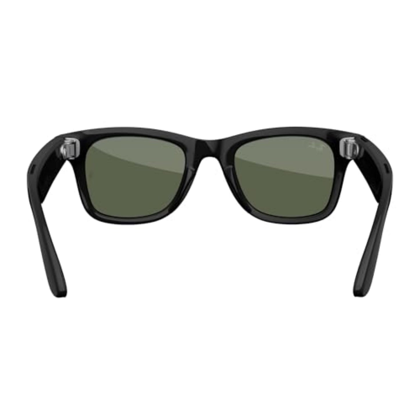 Ray-Ban Smart Glasses | Meta Wayfarer – Matte Black with Graphite Green Transitions Lenses, Large Size