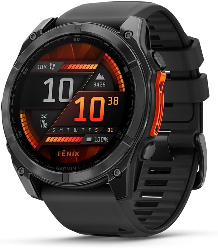 Garmin fēnix® 8 – Reloj GPS Multideporte Premium de 51 mm con Carga Solar y Cristal de Zafiro - YETEK