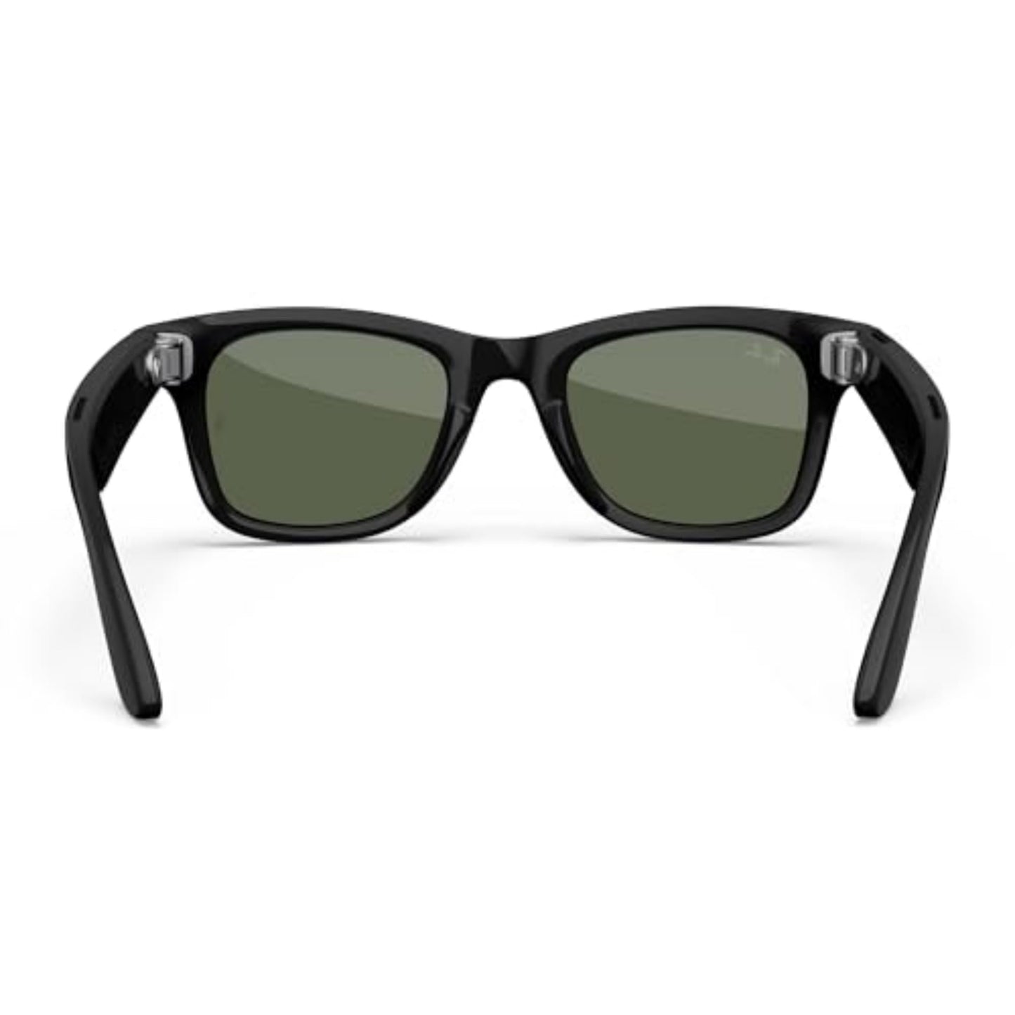 Ray-Ban Smart Glasses | Meta Wayfarer – Matte Black with Graphite Green Transitions Lenses, Large Size