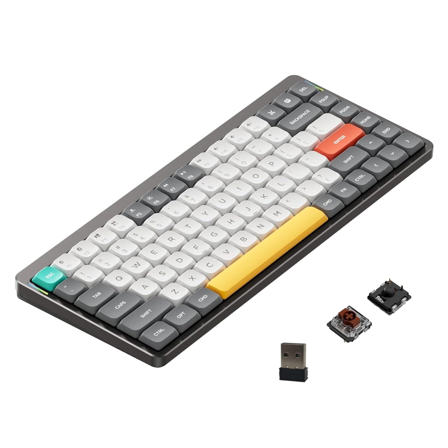 Teclado Mecánico NuPhy Air75: Ultrafino, Inalámbrico y Compatible con Windows y Mac