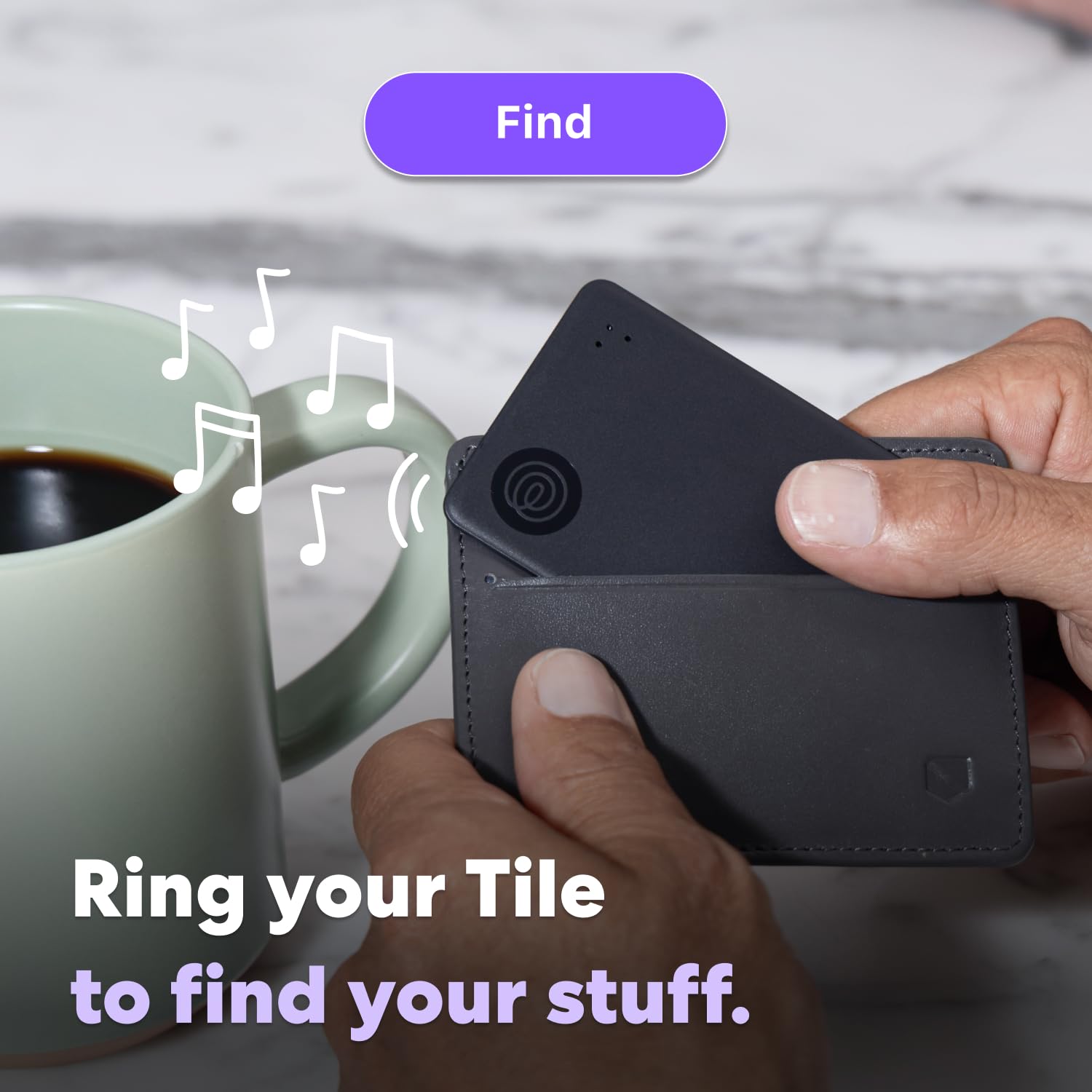 Tile Slim (2024) - Localizador Bluetooth ultradelgado para billeteras, pasaportes y más. Compatible con iOS y Android - YETEK