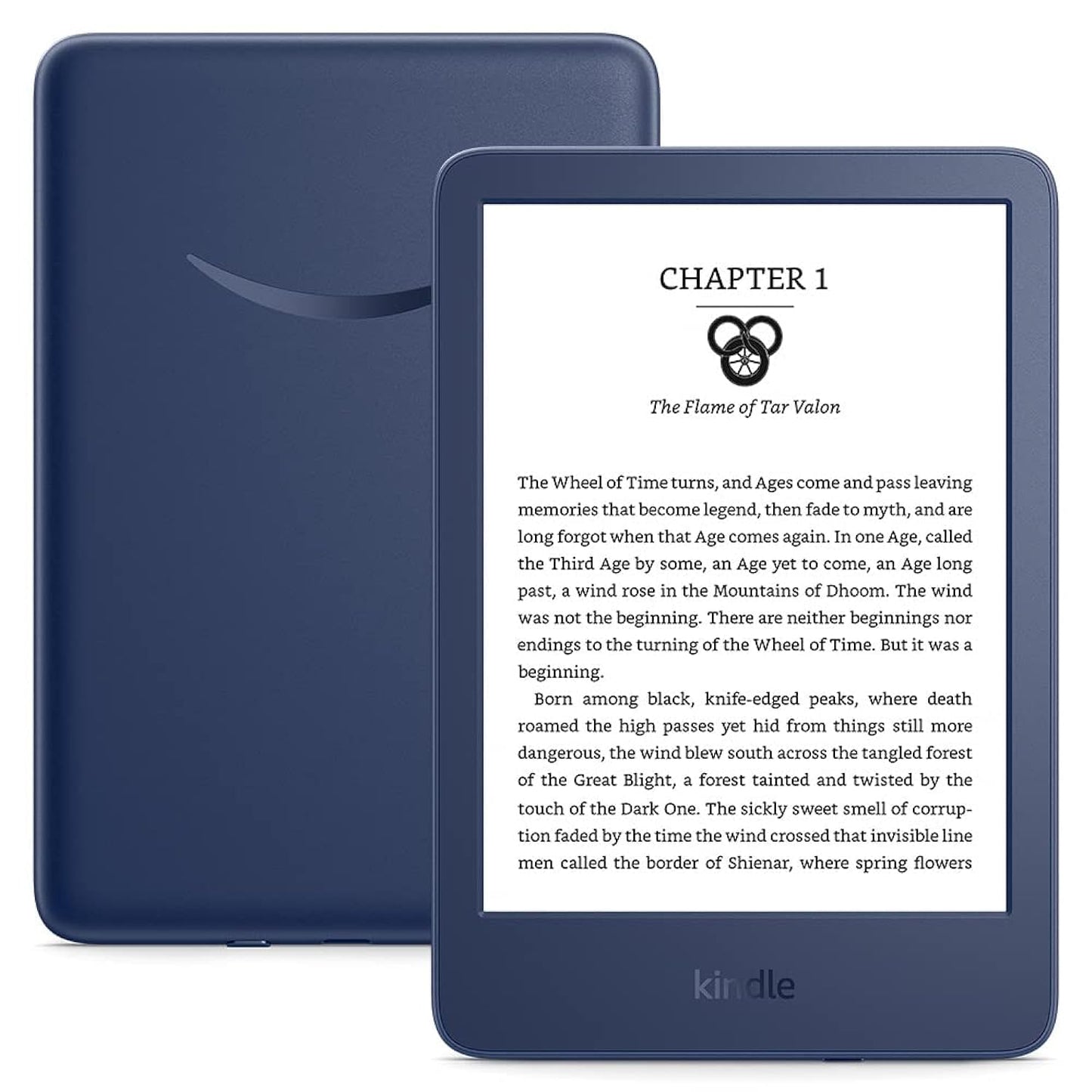 International Version - Kindle – The lightest and most compact Kindle, now with a 6” 300 ppi high-resolution display, and 2x the storage – Denim