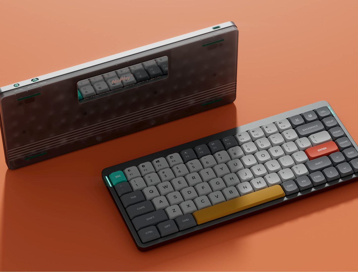 Teclado Mecánico NuPhy Air75: Ultrafino, Inalámbrico y Compatible con Windows y Mac