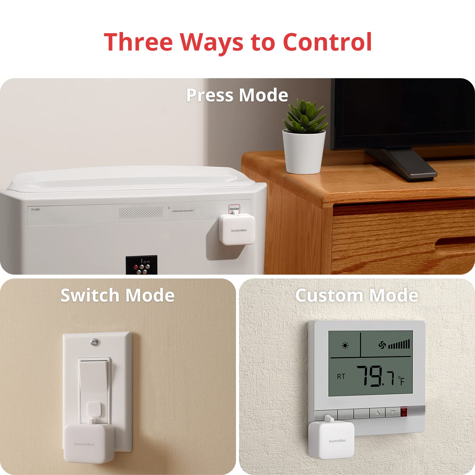 Botón Pulsador Inteligente Bluetooth - Control de Interruptores y Dispositivos, Compatible con Alexa y Google Assistant - YETEK