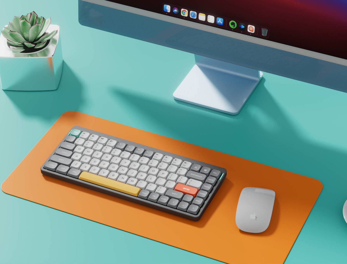 Teclado Mecánico NuPhy Air75: Ultrafino, Inalámbrico y Compatible con Windows y Mac