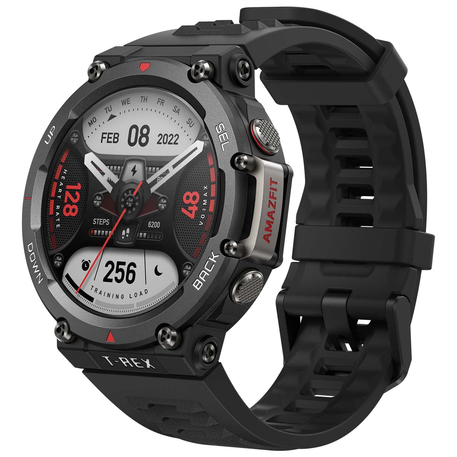 Amazfit T-Rex 2: Smartwatch Militar GPS 24 Días Batería, Monitoreo Salud/Fitness - YETEK