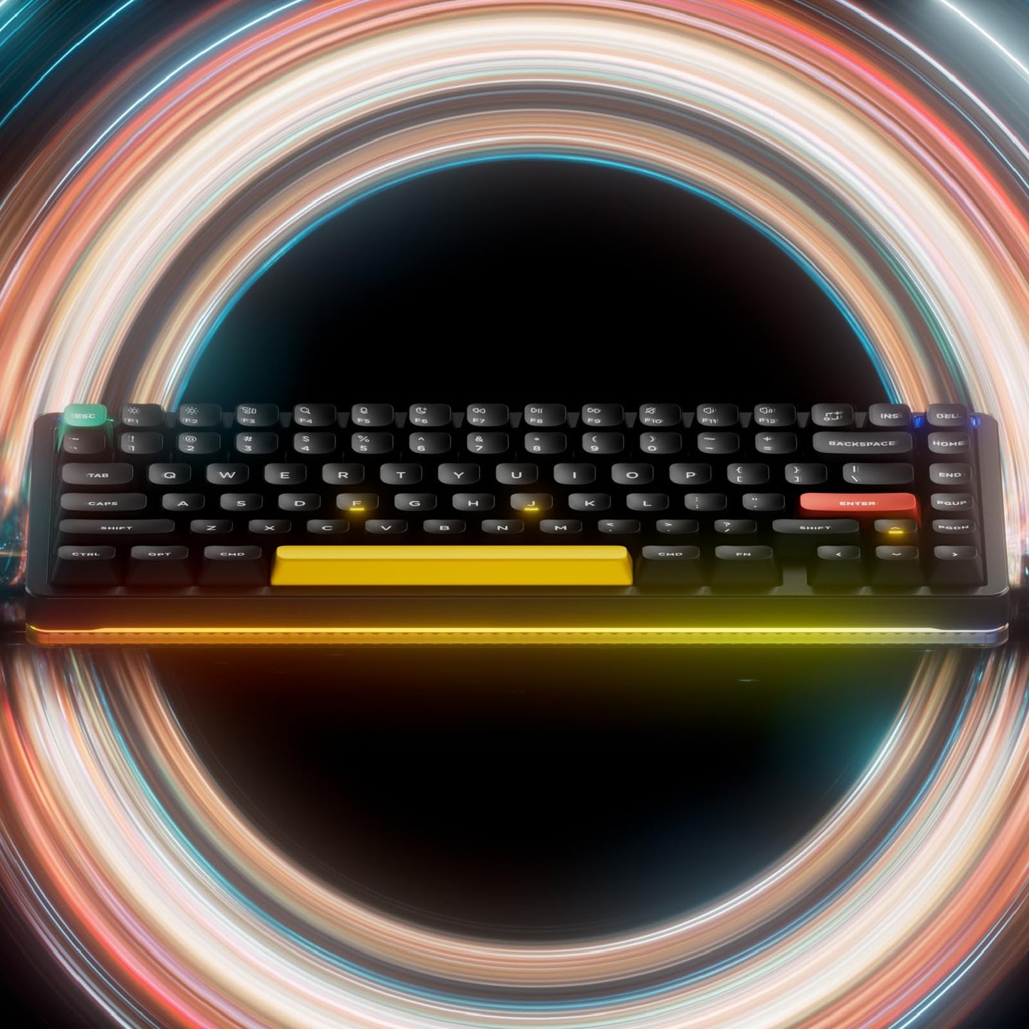 Teclado Mecánico NuPhy Halo75 V2, 75% inalámbrico, RGB, Bluetooth, Hot Swappable y Multiplataforma