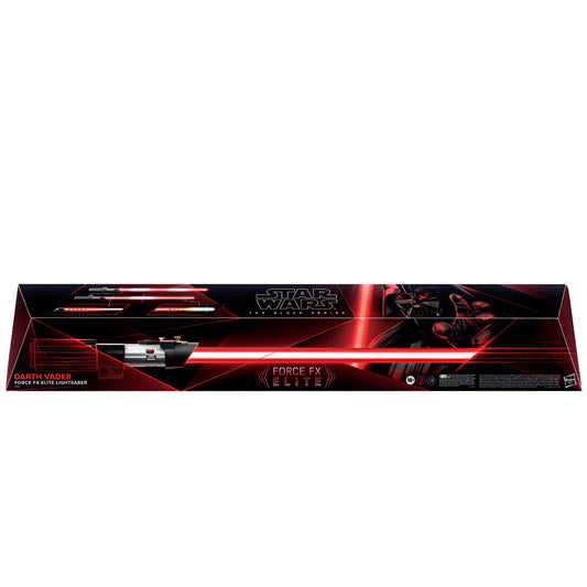 STAR WARS The Black Series - Sable de Luz Force FX Elite de Darth Vader, Coleccionable Electrónico Premium para Adultos - YETEK