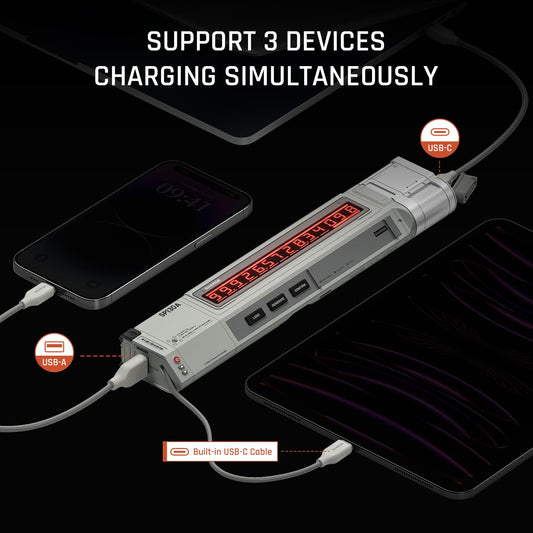 Batería Portátil 10000mAh, 3 Salidas, Carga Rápida - Sharge Internet Host Key - YETEK