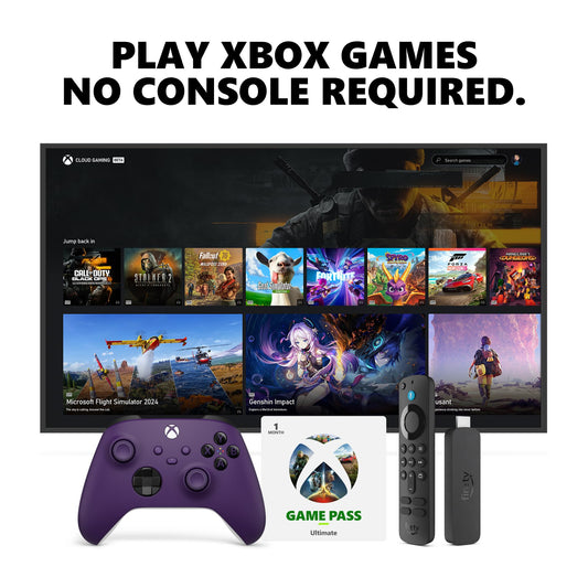 🎮✨ El Futuro del Entretenimiento en Tus Manos: Xbox y Fire TV Stick 4K en Astral Purple ✨🎮 - YETEK