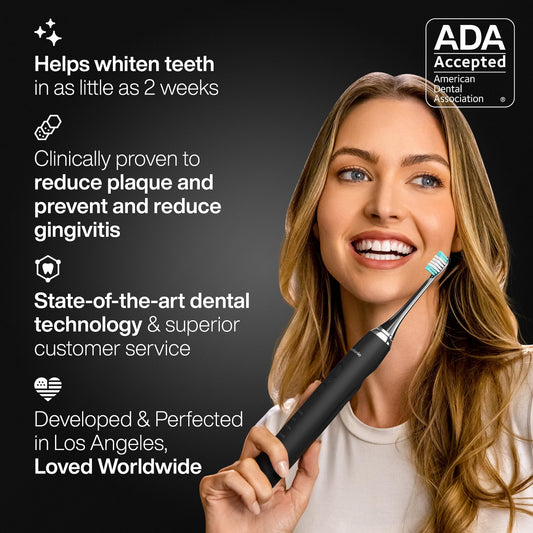 🦷 Descubre el Futuro de la Higiene Dental con AquaSonic Black Series Ultra Whitening Toothbrush